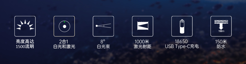 激光潛水手電,綠光潛水手電筒,白光+綠激(jī)光潛水手電筒,水下探索手電筒,二合一激光手(shǒu)電筒,91视频成人版OrcaTorch