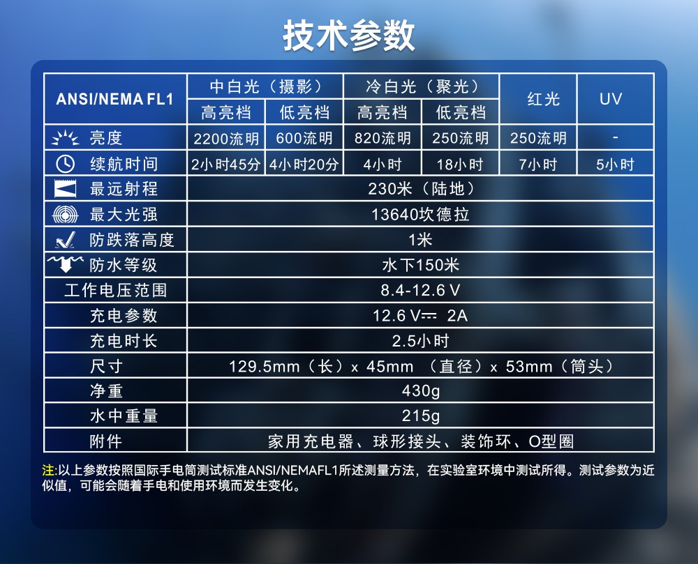 D900V水下攝(shè)影燈,水下攝影補光燈,潛水照明燈,打撈照明,OrcaTorch91视频成人版