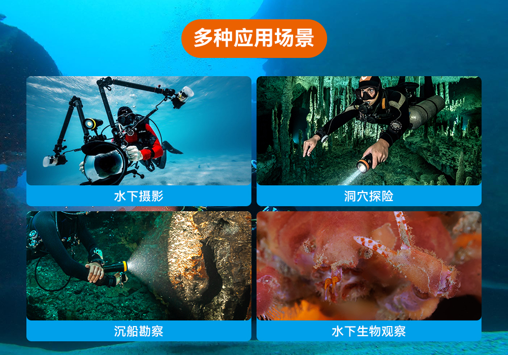 D900V水下攝影燈,水下攝影補(bǔ)光燈,潛水照明燈,打撈照明,OrcaTorch91视频成人版