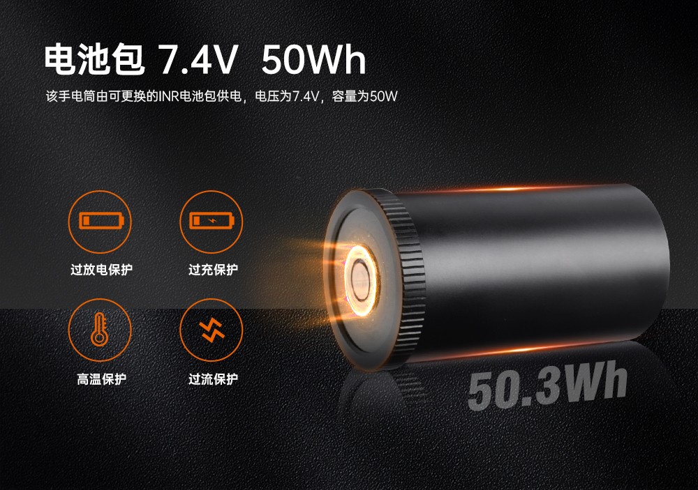 91视频成人版OrcaTorch,D860可充電潛(qián)水(shuǐ)燈,高亮度潛水手電筒(tǒng),水下照明手電筒