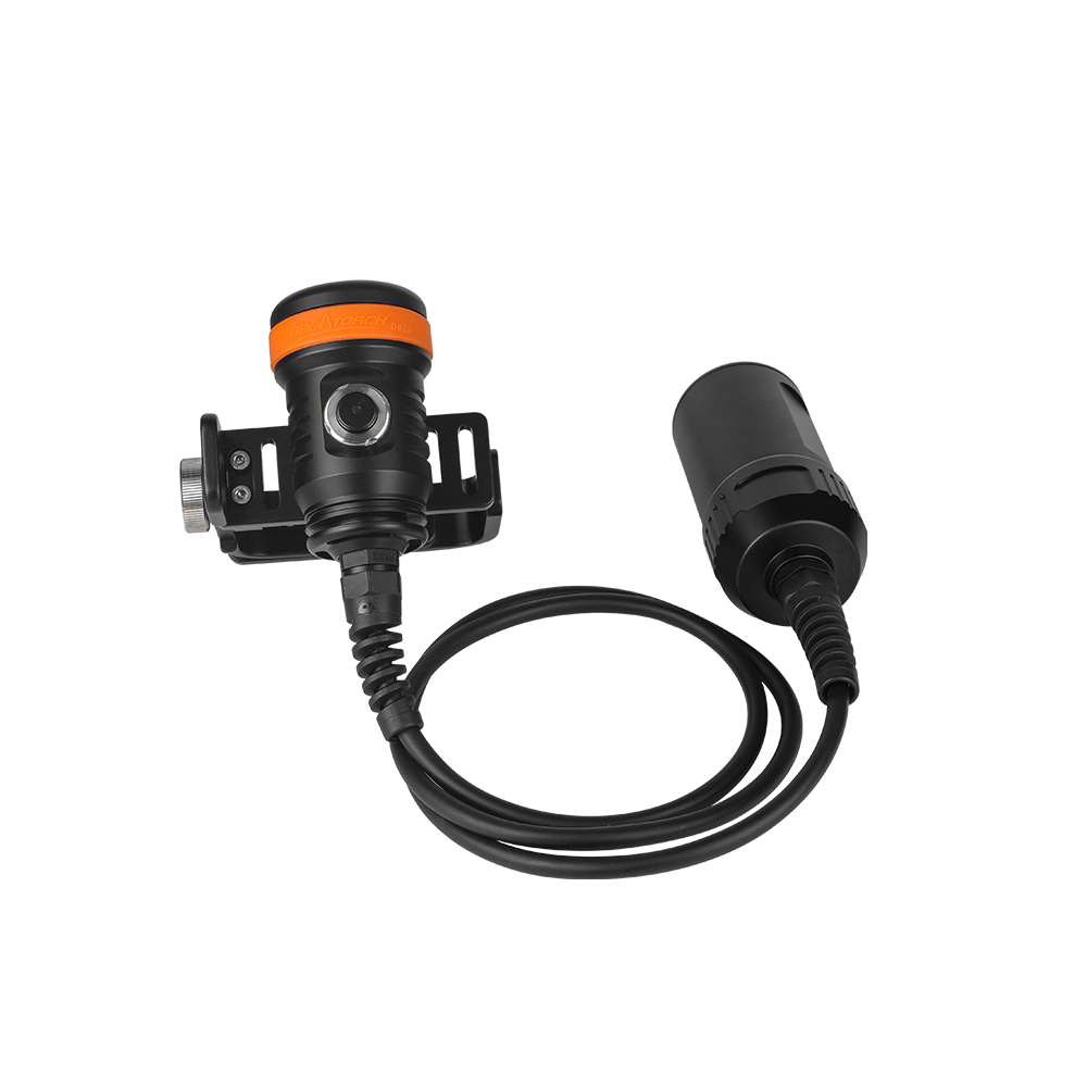 OrcaTorch91视频成人版，D620 V2.0技術潛水（shuǐ）照明，分體式潛水電筒，水肺潛水手電筒，洞穴潛水手電筒，水（shuǐ）下工作照明