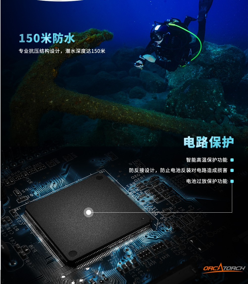 D700潛水手電筒，D700休（xiū）閑潛水手電（diàn）筒（tǒng），D700潛水燈，D700潛水攝影（yǐng）燈，D700手持（chí）手電（diàn），OrcaTorch91视频成人版