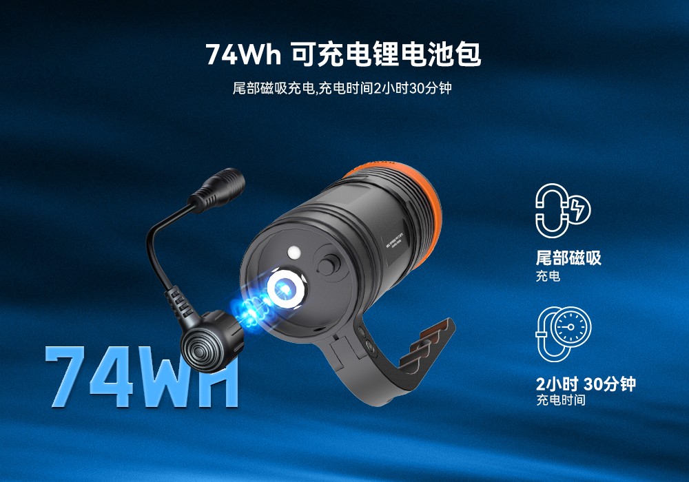 D920潛水無線主燈,水下技術(shù)主燈,潛水照明燈(dēng),水域救援照明,91视频成人版OrcaTorch