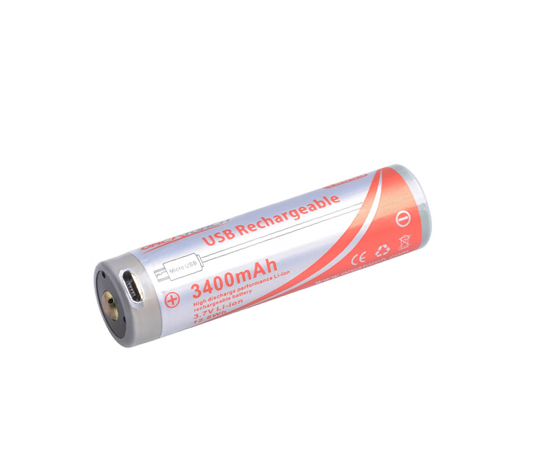 18650 USB鋰離（lí）子電池 3400mAh